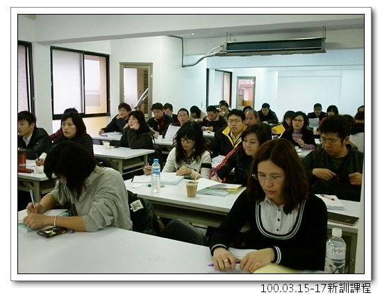 100/03/15-17營業員新訓課程花絮